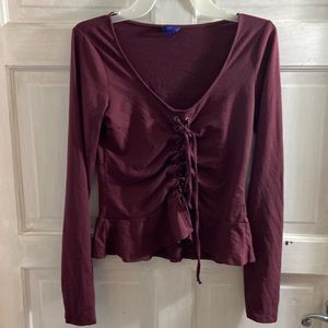 Purple blouse